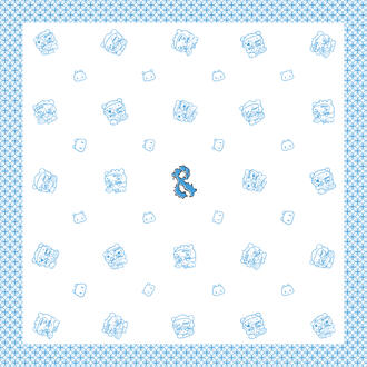 Bandana Design (biru)