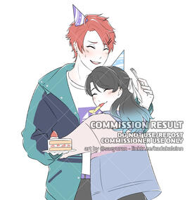 colored sketch - waist up