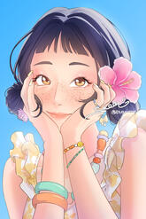 full render - bust up