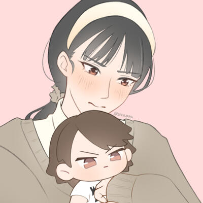 flat color - bust up