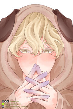 rendered bust up